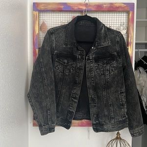 Black jean jacket